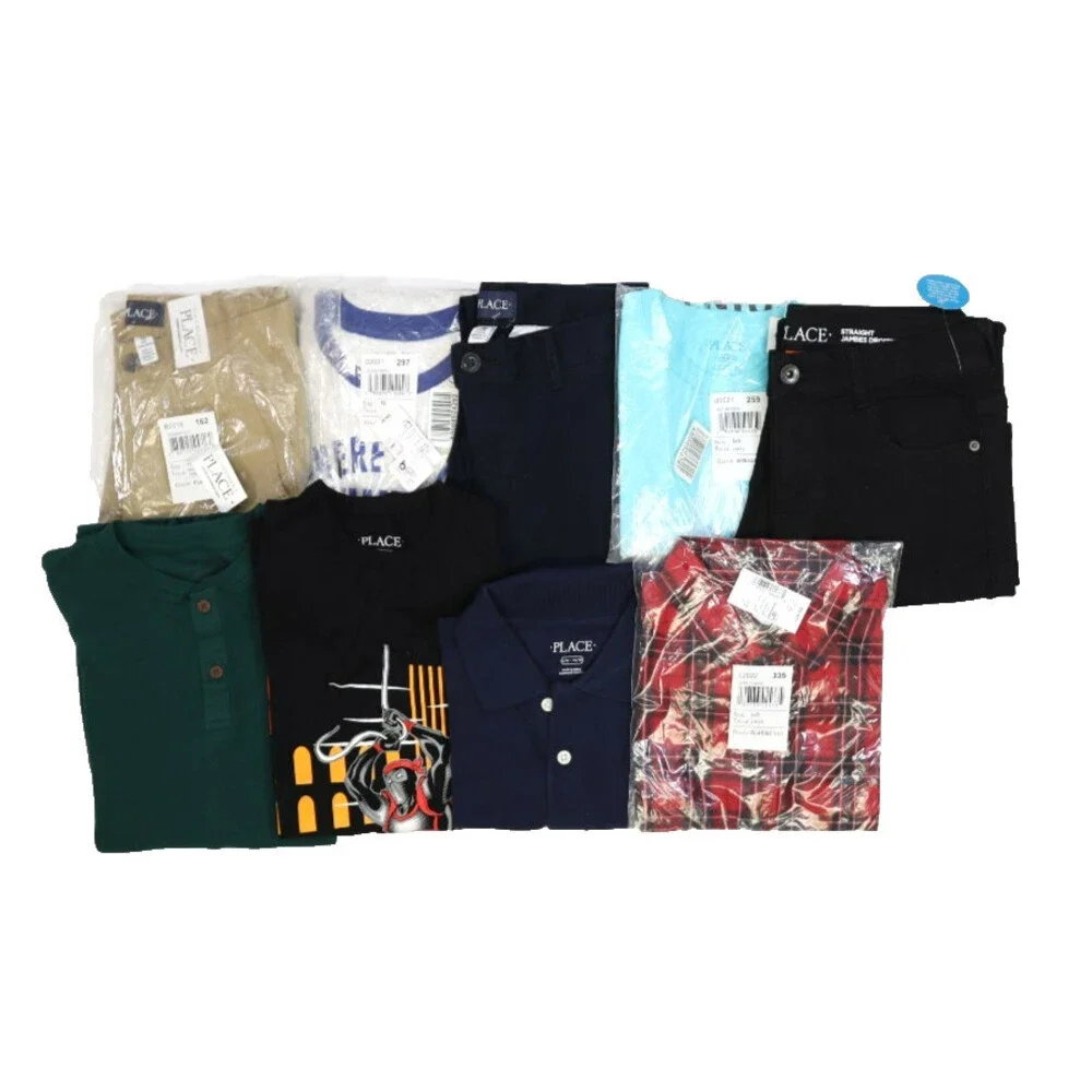 The Childrens Place Bulk Lot Of 10 Boys Size Large 10/12 Mix Season Tops Bottoms